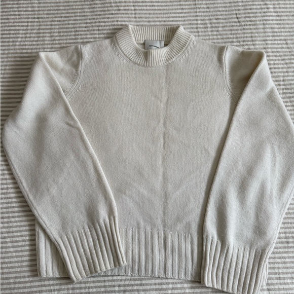 Reformation Sweaters - Reformation Cream Wool Sweater, XS